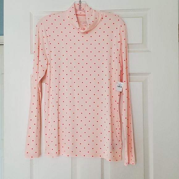 GAP Featherweight Print Turtleneck Top - Picture 2 of 5